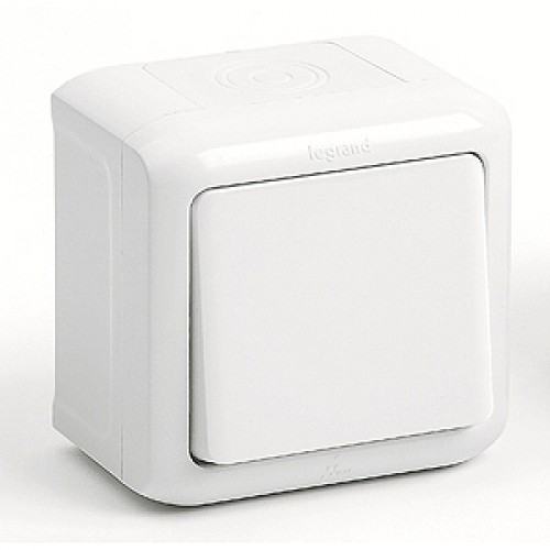 Forix ip44 Выключатель 1х (бел.)
