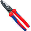 KNIPEX Ножницы для резки кабелей с двойными режущими кромками, вороненый инструмент, ручки с двухкомпонентными чехлами