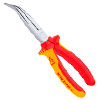 KNIPEX Длинногубцы с режущими кромками изогнутые, хромированные, изолированные ручки из многокомпонентного материала, 1000V, 200mm