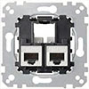 Механизм 2 х RJ45 Cat5 UTP