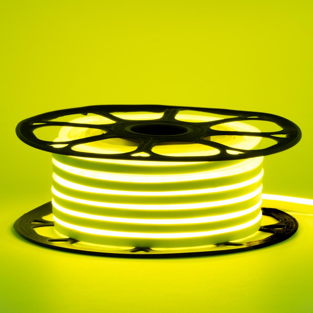 LED лента 3700-4250K лимонная, 120 лед,14.4 Вт/м 5м. 1445 Lm/m. 24v