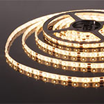 LED лента 5700-6500K белая, 120 лед, 9,6 Вт/м 5м. 1020 Lm/m. 24v