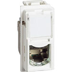 Розетка компьютерная RJ45 cat.6, Living Now, белая