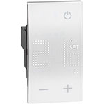 Термостат 2 модуля, 230V, Living Now, белый