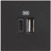 CLASSIA - розетка USB черная