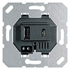 USB зарядное устройство (розетка), черная