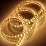 COB LED лента 3000K желтая, 320 лед, 8 Вт/м. 5м.1040 Lm/m.CRI90, 24v