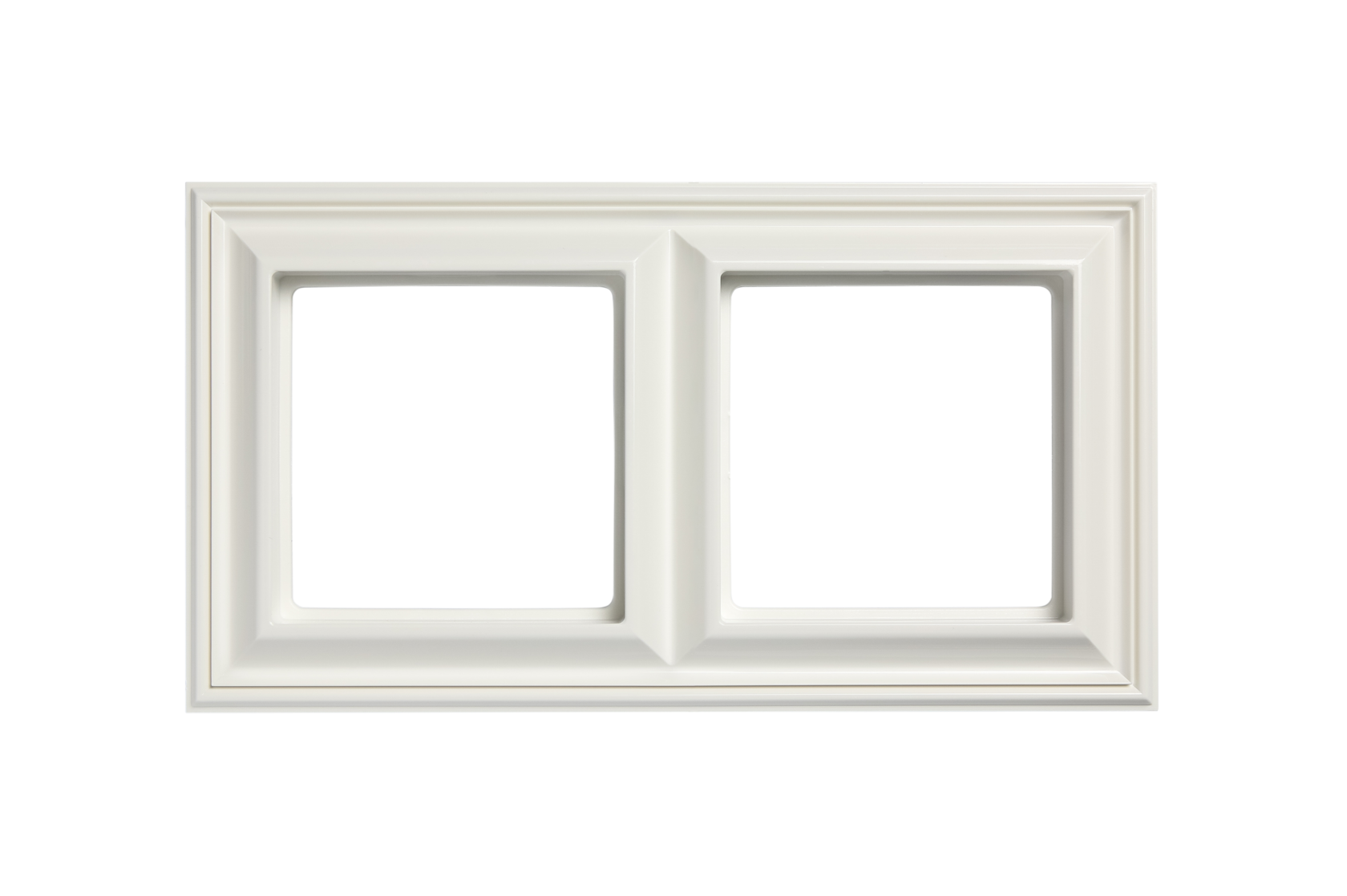 2-ая Рамка, белая, Eco Profi DECO