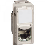 L.NOW - Розетка RJ45 cat.6. цвет песок