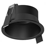 Рамка Софт 85 круглая RAL 9005 черная