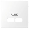 Merten D-Life ЛП для Розетки USB, цвет белый лотос
