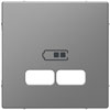 Merten D-Life ЛП для Розетки USB, цвет стальной