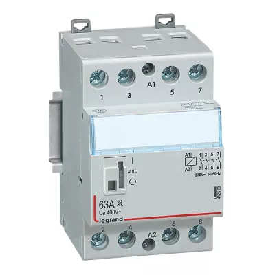 Контактор модульный CX3 230V 4НО 63A.