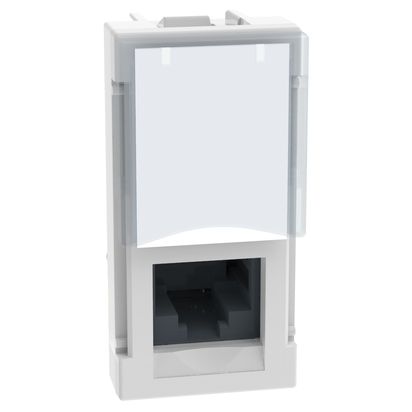 Light Now - RJ45 UTP cat5E 1 модуль, цвет белый
