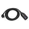Удлинитель-переноска Brennenstuhl Quality Plastic Extension, кабель 5 м, черный