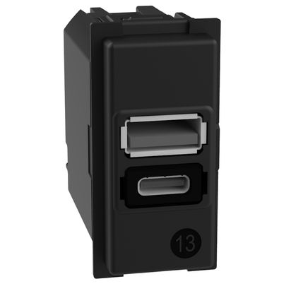L.NOW - USB-зарядное устройство с 2 портами типа A и C - 15 Вт